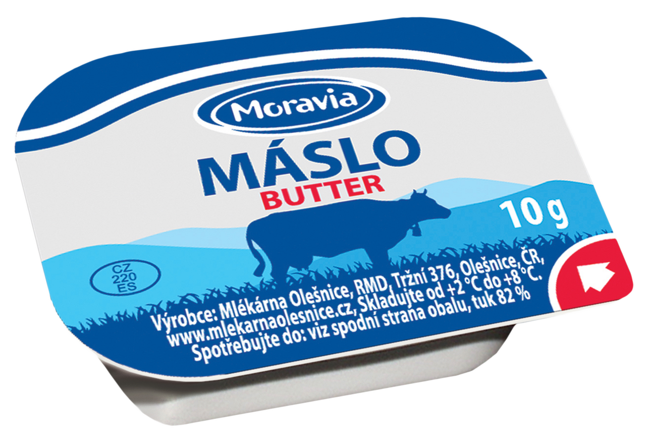 Moravia Máslo porce chlaz. 100 x 10 g