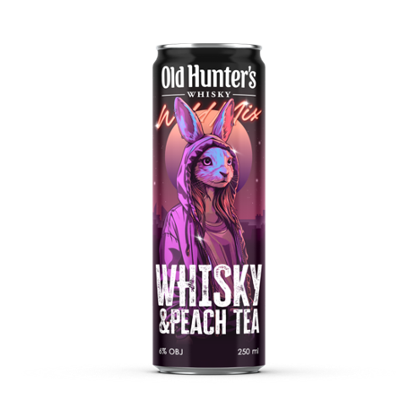 Old Hunter's Whisky & Peach 6 % 24 x 250 ml