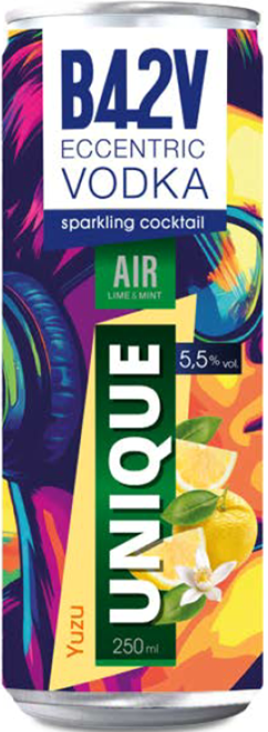 B42V Air Yuzu Vodka 5,5 % 24 x 250 ml