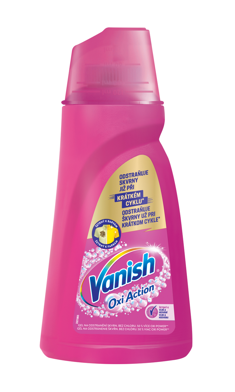 Vanish Oxi Action Pink Gel na odstranění skvrn 1 l