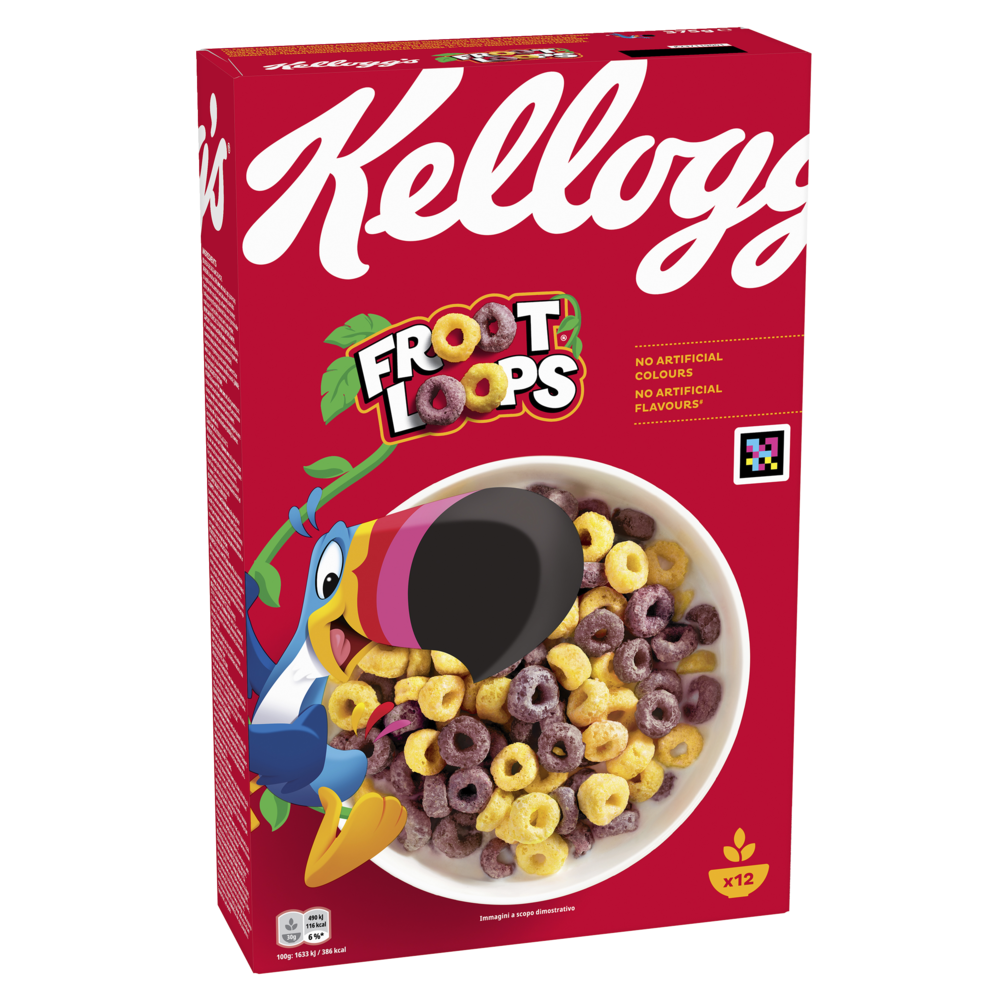 Kellogg´s Froot Loops cereálie 375 g