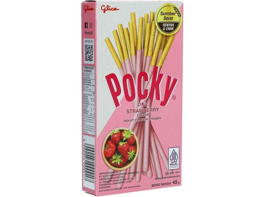 Glico Pocky Strawberry 10 x 45 g