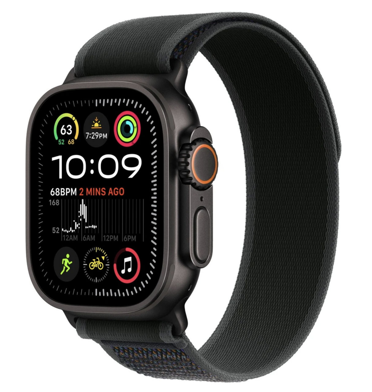 Apple Watch Řemínek Black Trail Loop Ultra 1 ks