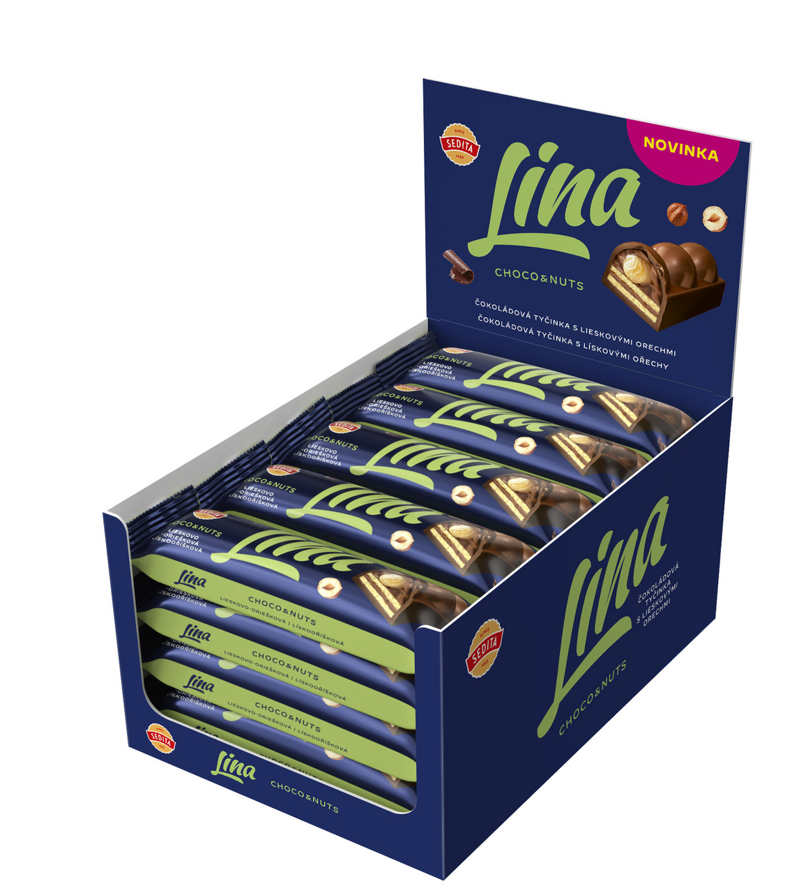 SEDITA LINA Tyčinka celomáčená 20 x 50 g