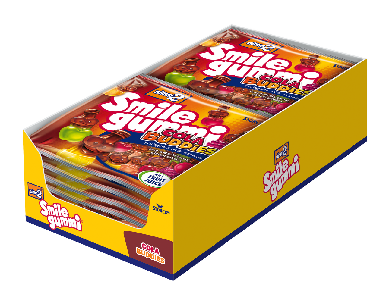 nimm2 Smile Gummi Cola Buddies 24 x 90 g