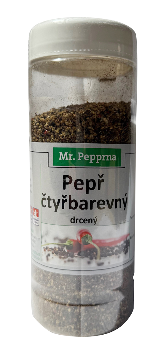 Mr. Pepperna Pepř čtyřbarevný drcený 500 g