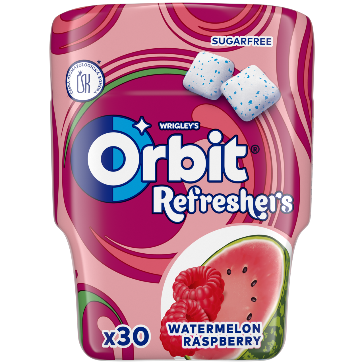 Orbit Refreshers meloun malina 67 g
