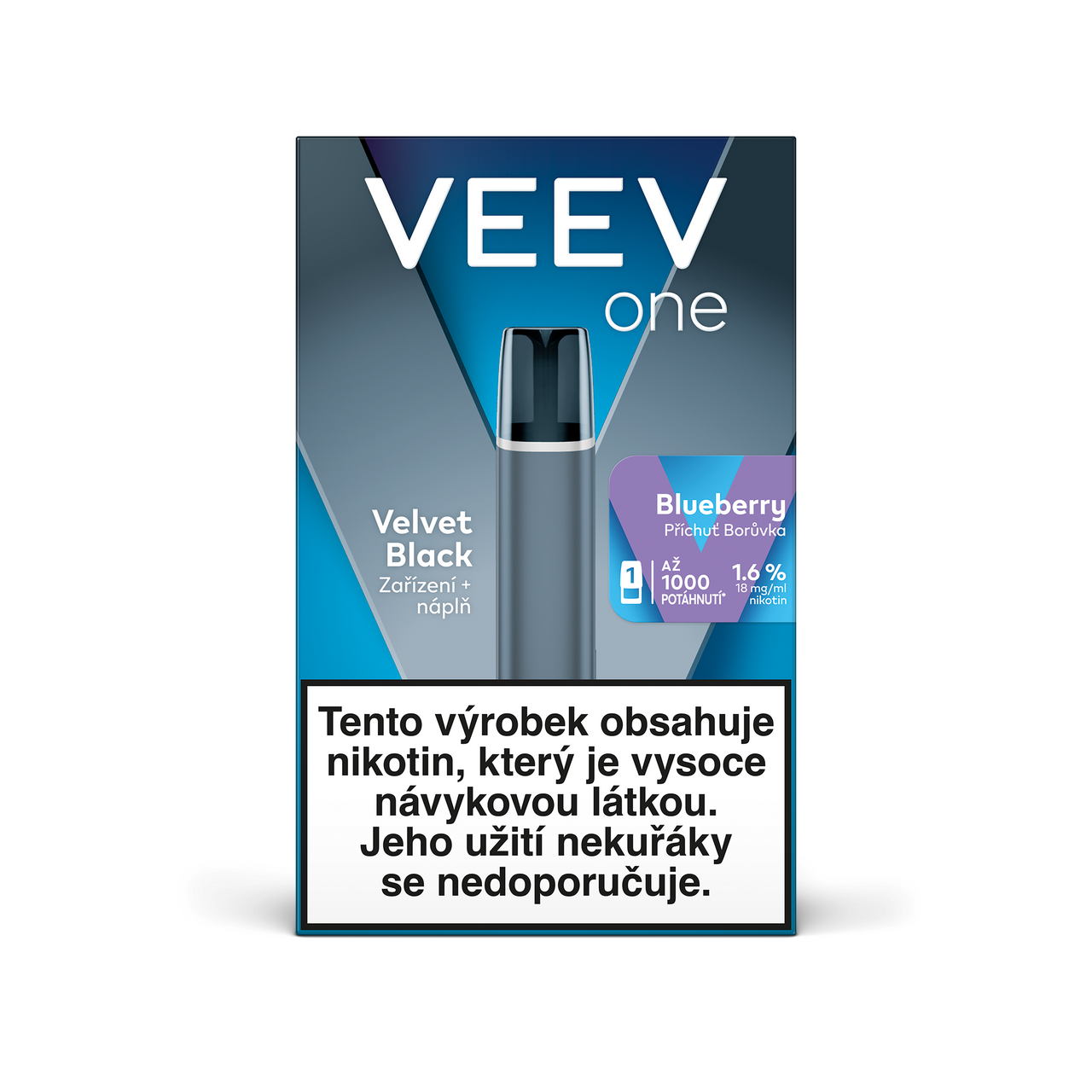 VEEV One Sada Velvet Black 1,6 % kolek R 1 ks
