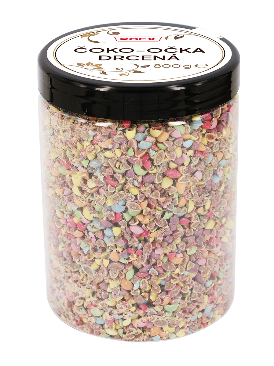 POEX Čoko-očka drcená 800 g dóza