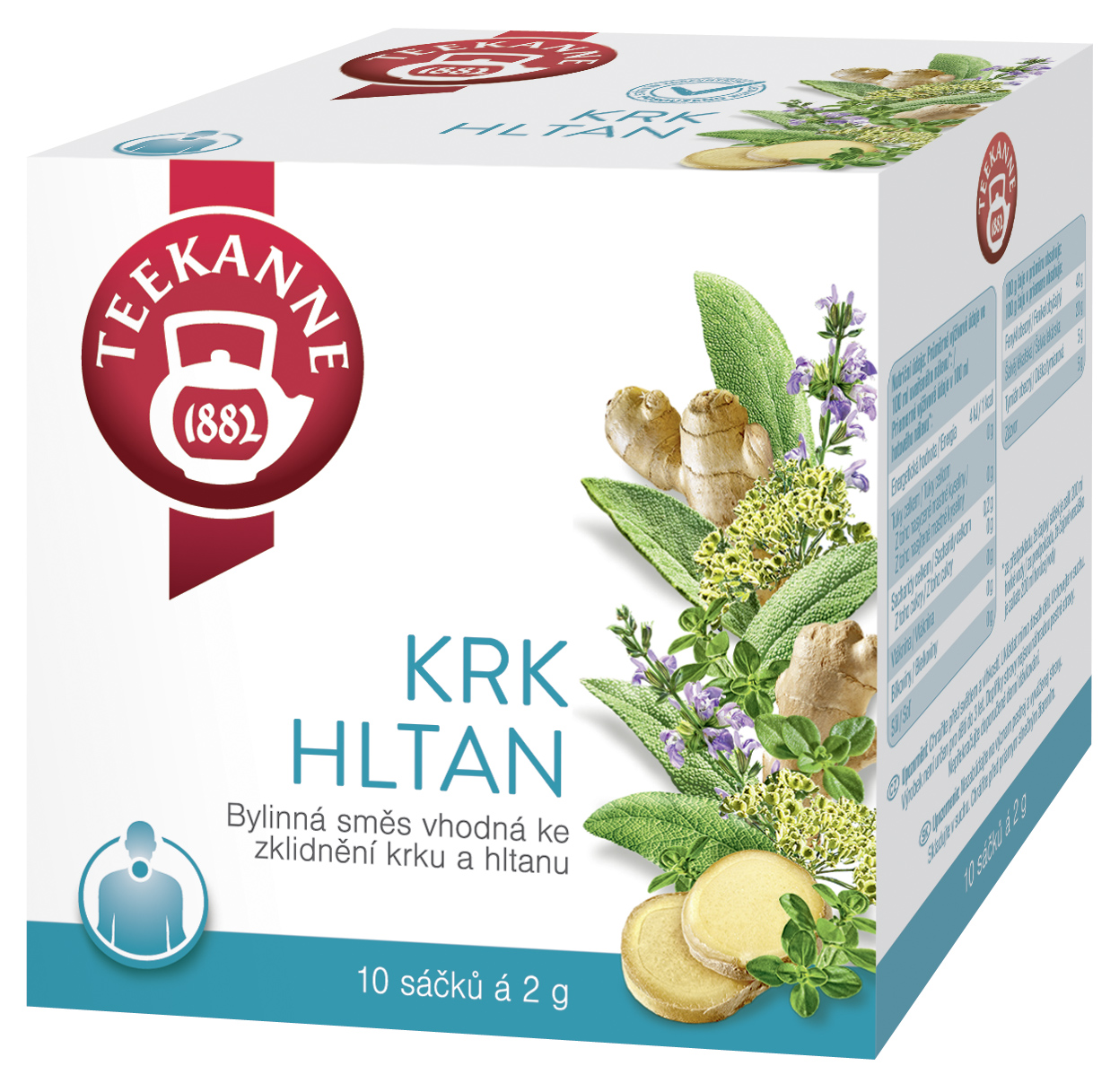 TEEKANNE Čaj krk hltan 20 g