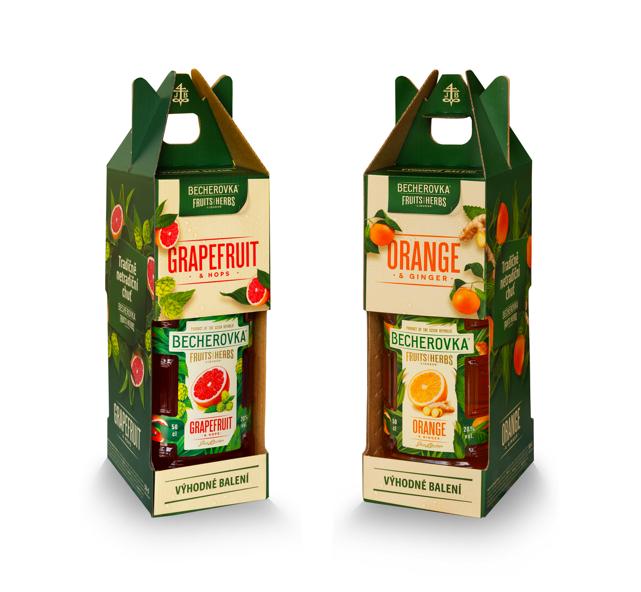 BECHEROVKA Grape Orange 20 % 2 x 500 ml