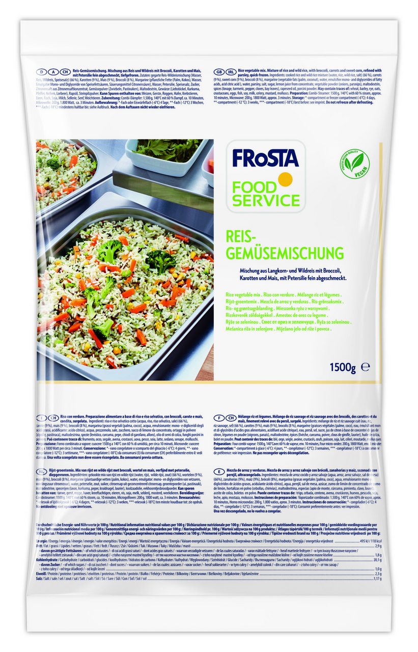 FROSTA Rýže se zeleninou mraž. 1,5 kg