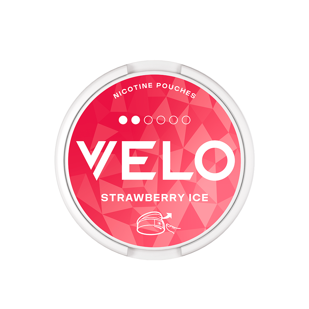 VELO Strawberry Ice 6 mg kolek R sáčky 5 ks
