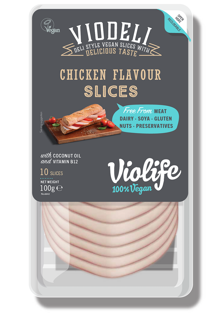 VIOLIFE Viodeli plátky s kuřecí příchutí 100 g