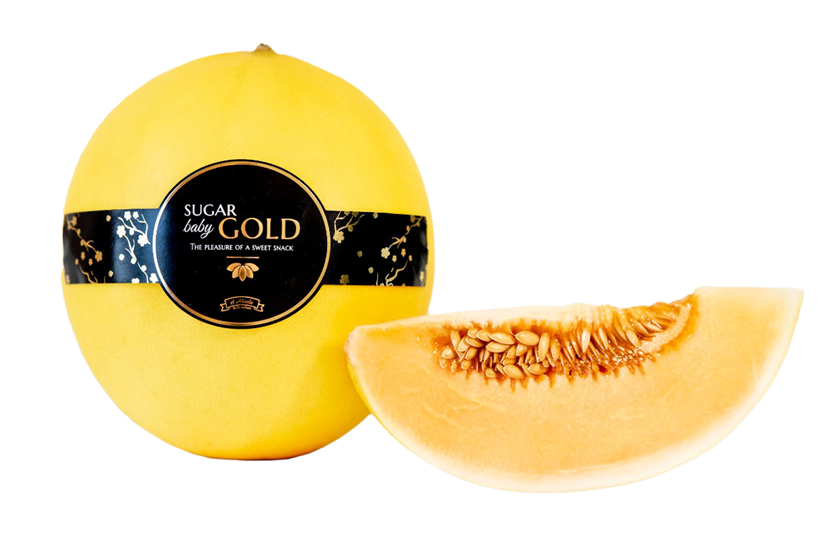 Meloun cukrový baby Sugar Gold 800g+ váž. 1 ks