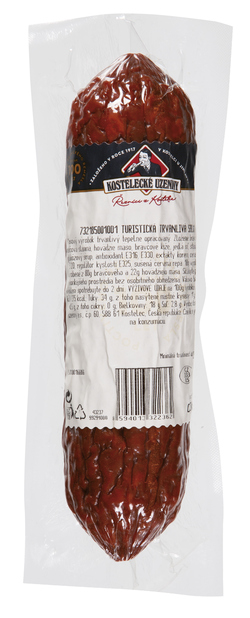 KOSTELECKÉ UZENINY Turistický salám trvanlivý chlaz. 300 g