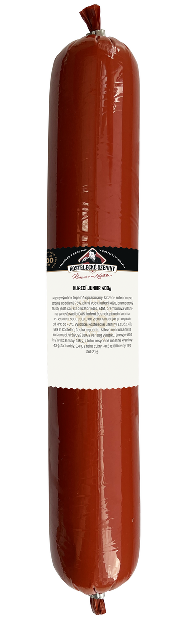 KOSTELECKÉ UZENINY Kuřecí Junior chlaz. 400 g