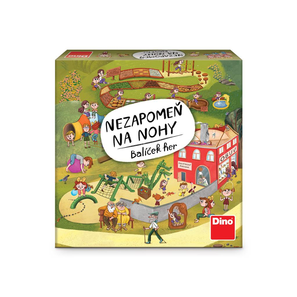 Dino Nezapomeň na nohy rodinná hra 1 ks