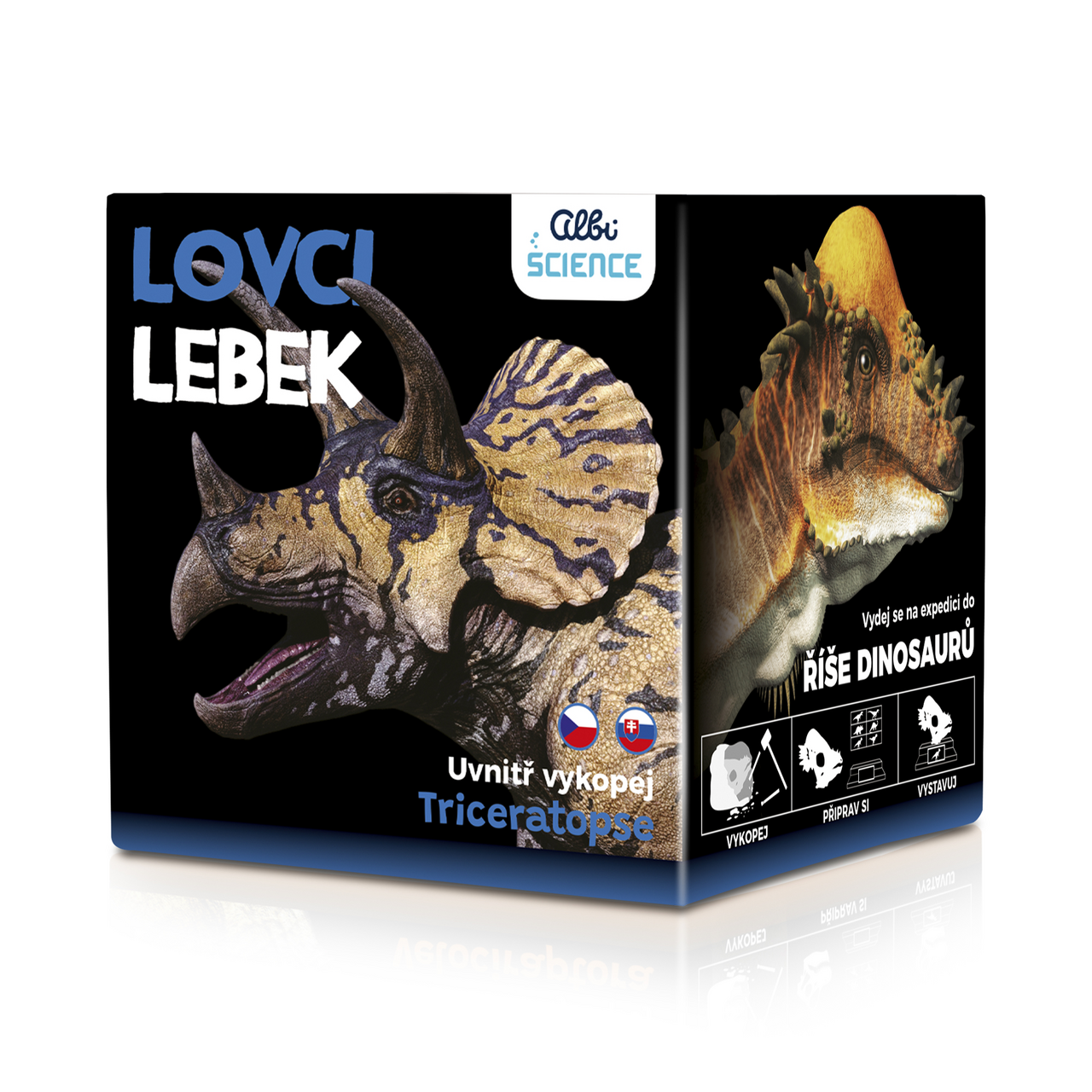 albi Lovci lebek Triceratops 1 ks