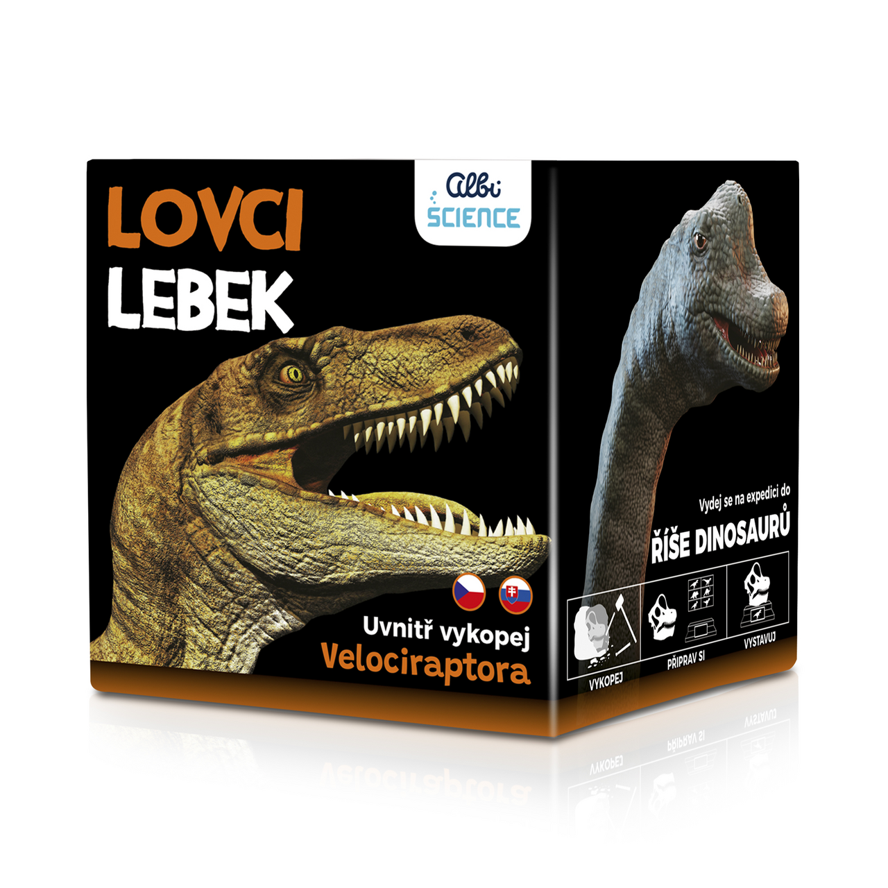 albi Lovci lebek Velociraptor 1 ks