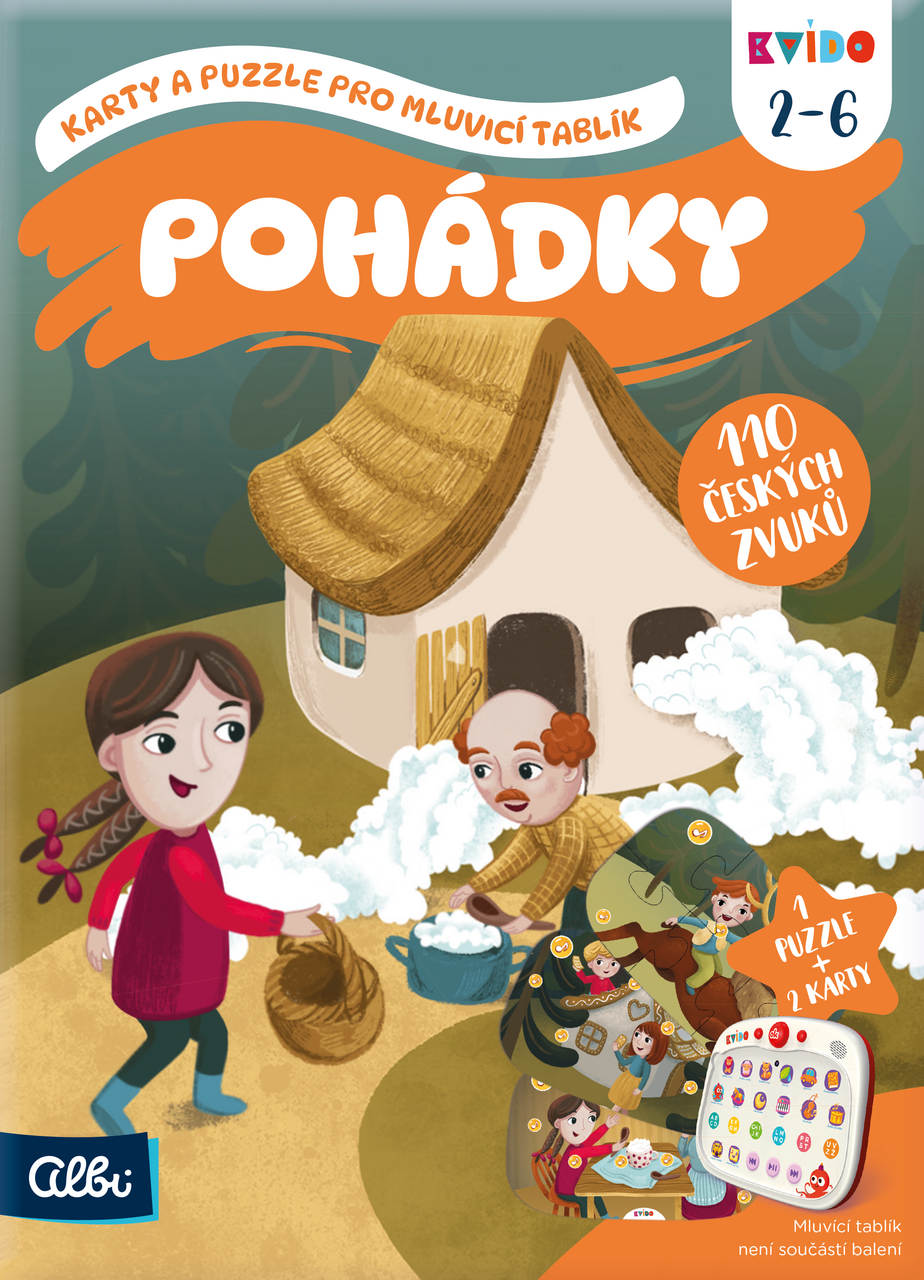 albi Kvído Karty a puzzle pro Mluvící tablík 1 ks