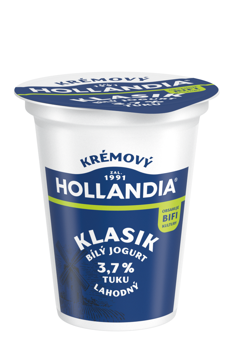 HOLLANDIA Klasik jogurt bílý 3,7 chlaz. 150 g