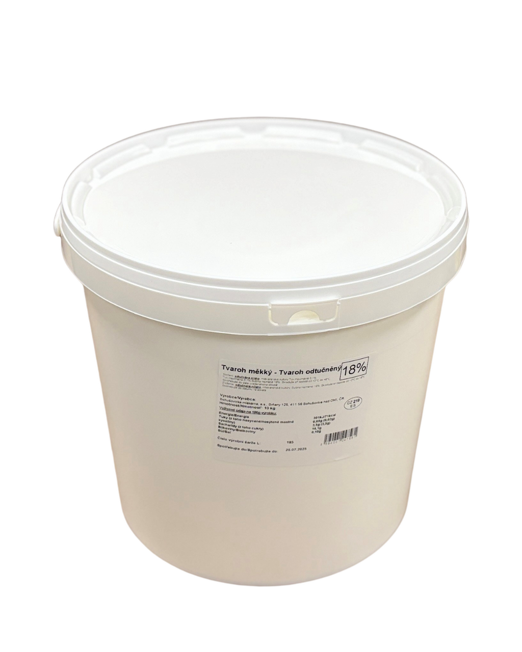 Kapucín Tvaroh měkký 18% chlaz. 10 kg