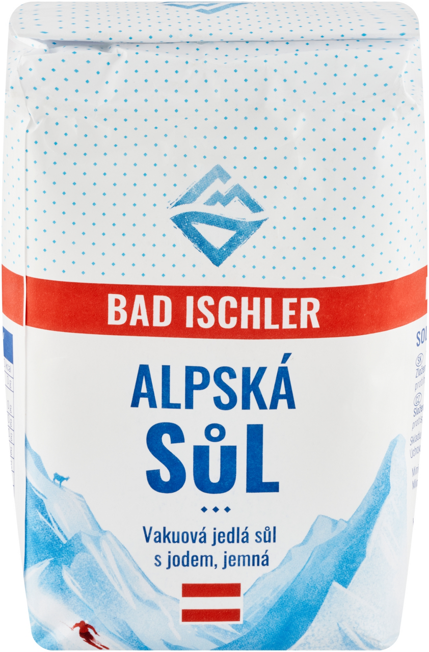 BAD ISCHLER Alpská jemná sůl 1 kg
