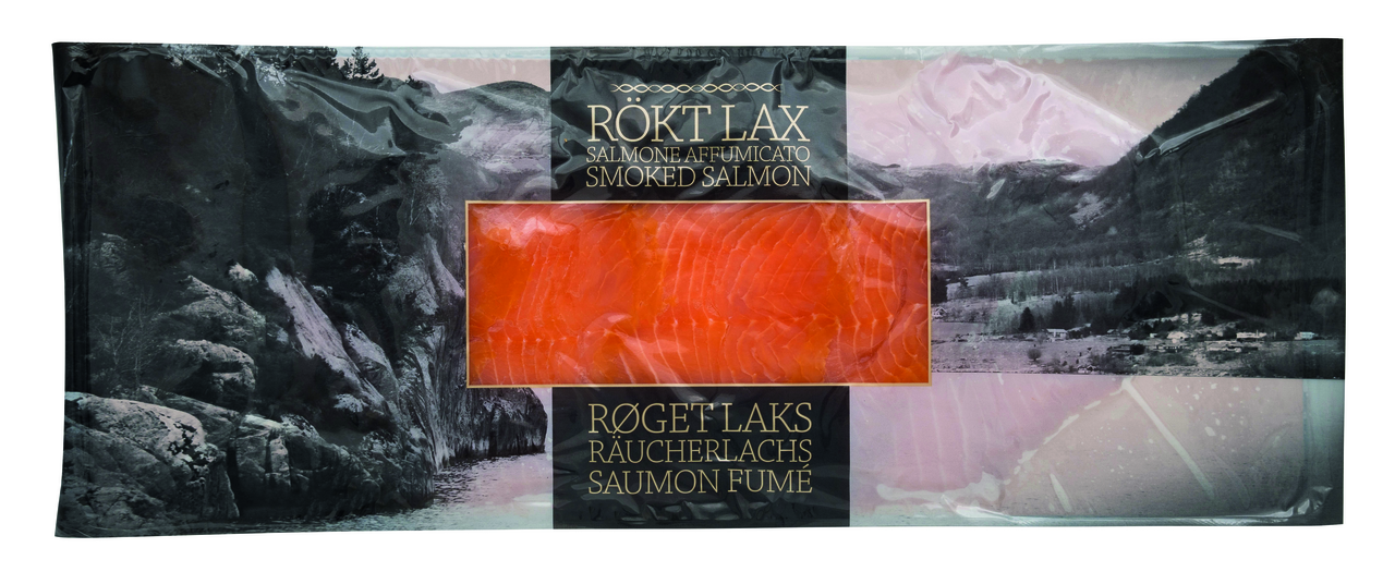 Losos uzený plátky mraž. 1000 g