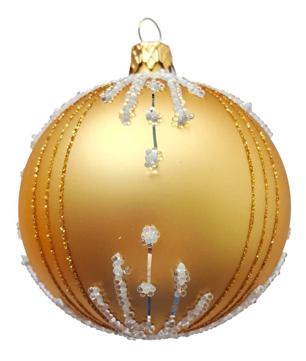 Tarrington House Ozdoby zlaté 8 cm 4 ks