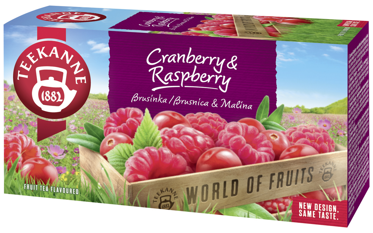 TEEKANNE Cranberry Raspberry čaj 45 g
