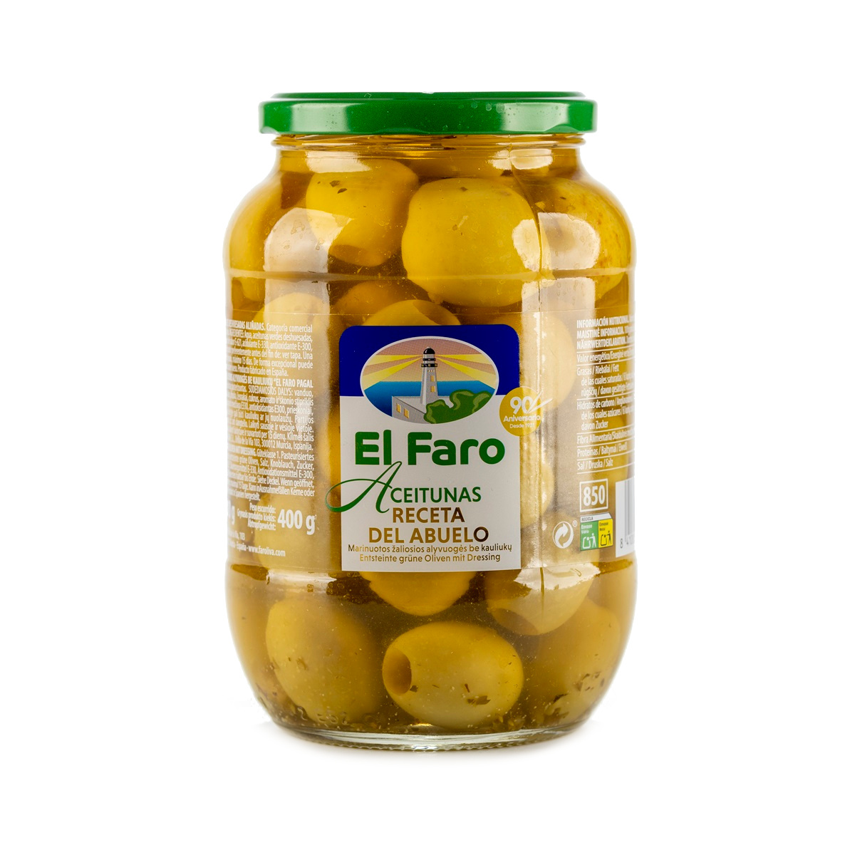 El Faro Olivy královské zelené 850 ml