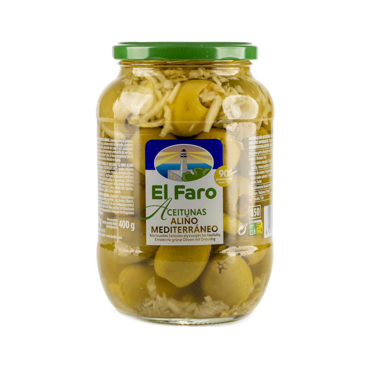 El Faro Olivy královské střední 850 ml