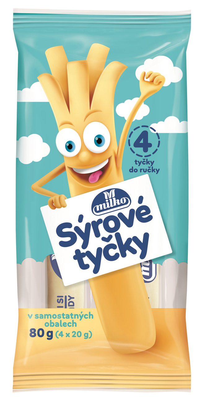 milko sýrové tyčky chlaz. 12 x 80 g