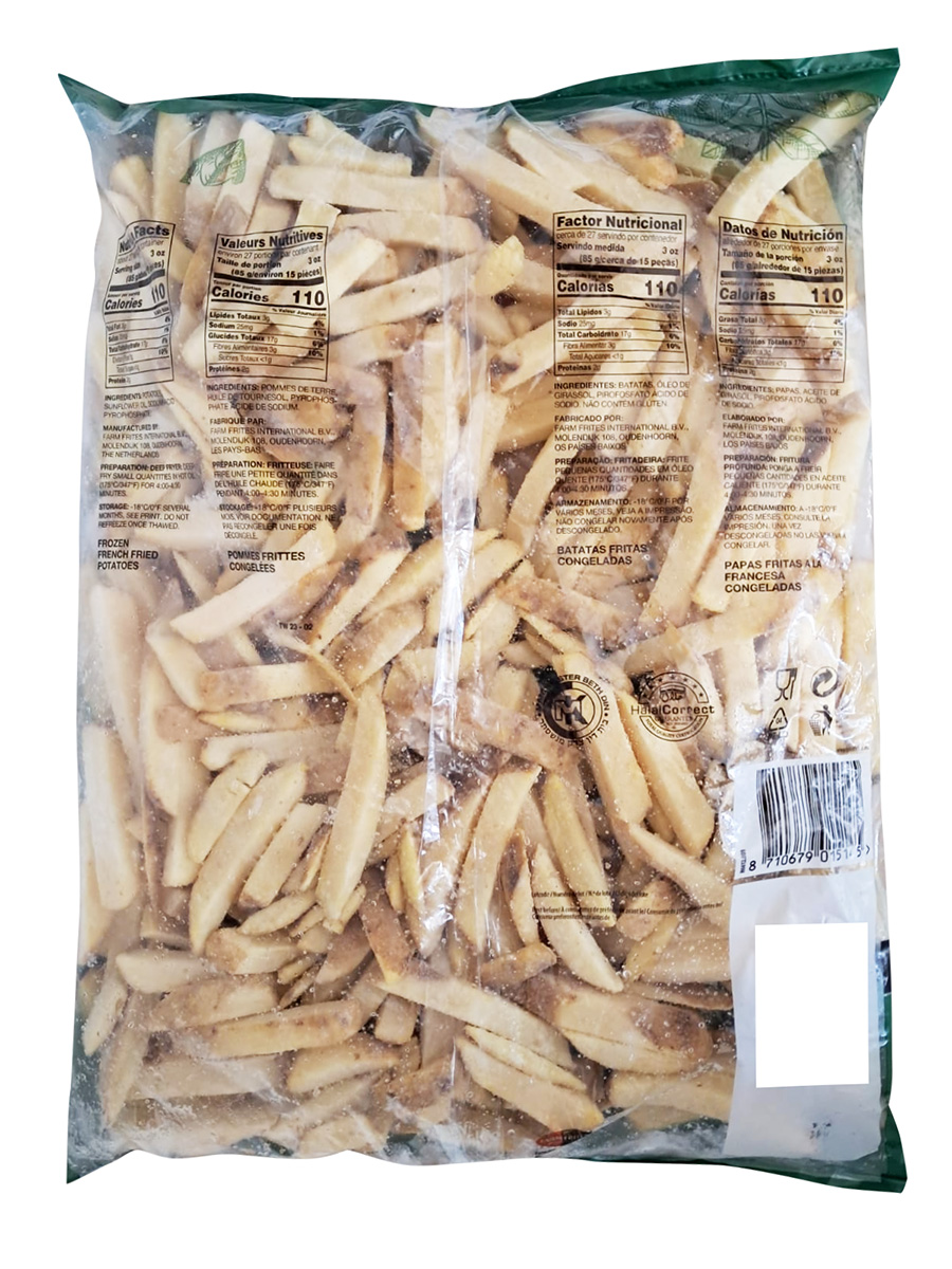 Hranolky Home Style slupka mraž. 2,5 kg