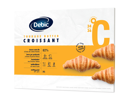 Debic Tourage Máslo Croissant 82% chlaz. 2 kg