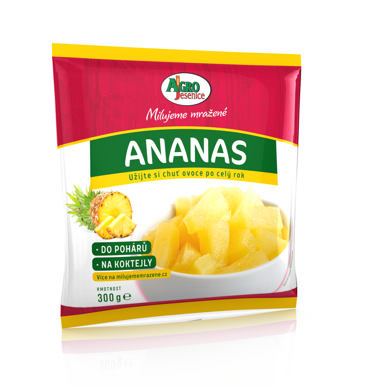 AGRO Ananas mraž. 300 g