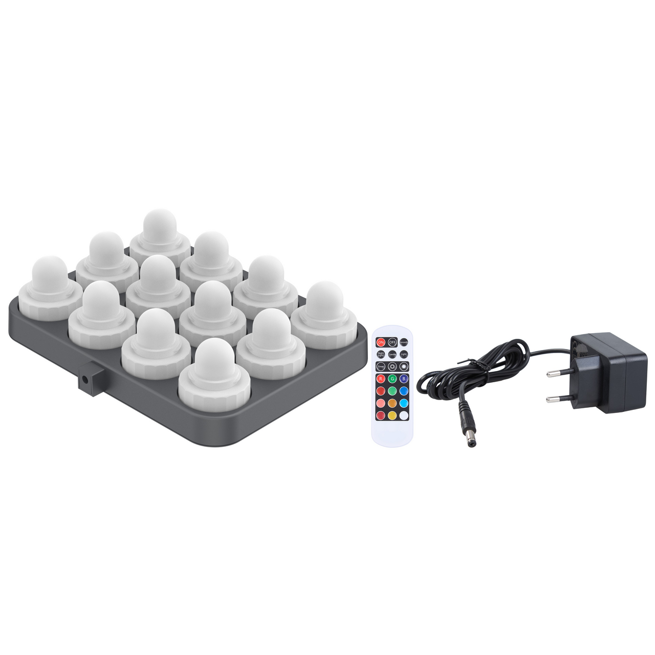 METRO PROFESSIONAL set mini lampiček se základnou TILO TWIST 12 KS