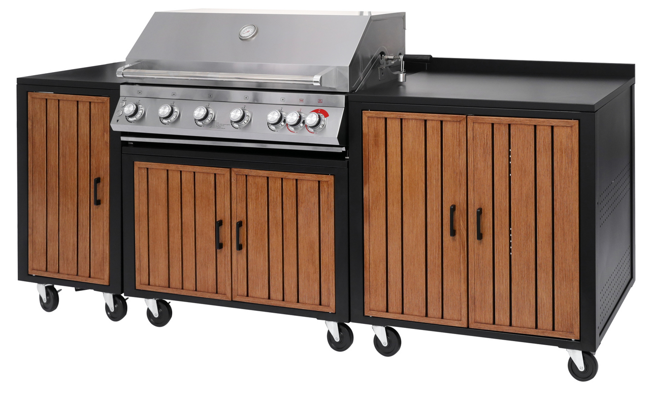 Tarrington House Gril plynový s vozíkem 6 + 1 ks