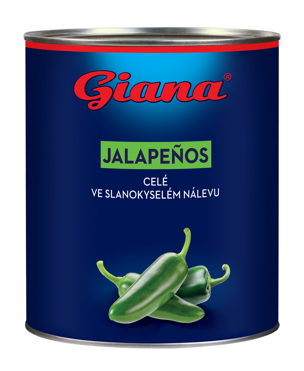 Giana Jalapeňos celé 3000 g