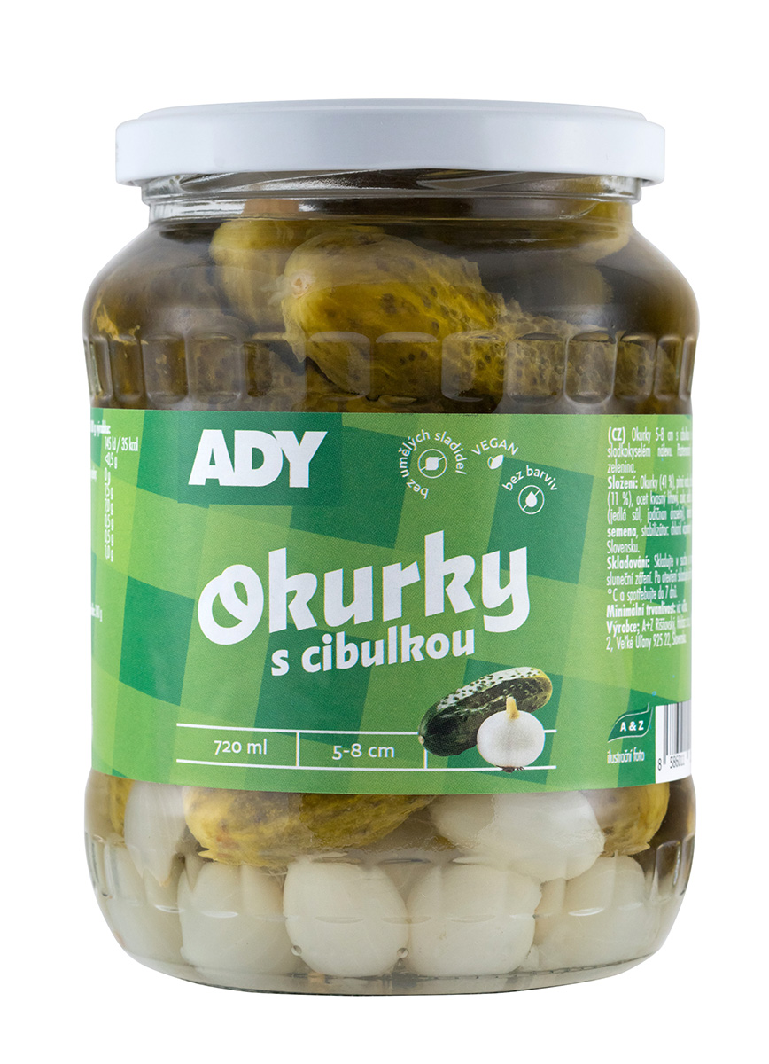 ADY Okurky s cibulkou 4 x 660 g