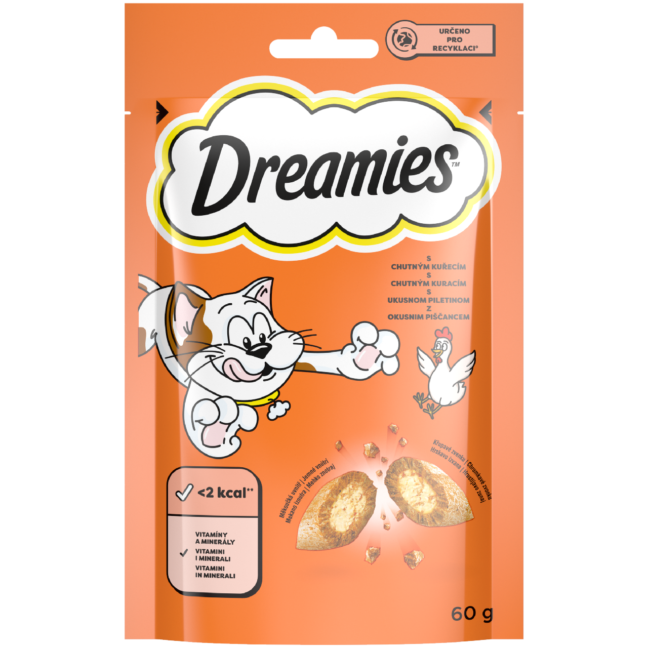 Dreaming Pochoutka s kuřecím pro kočky 60 g