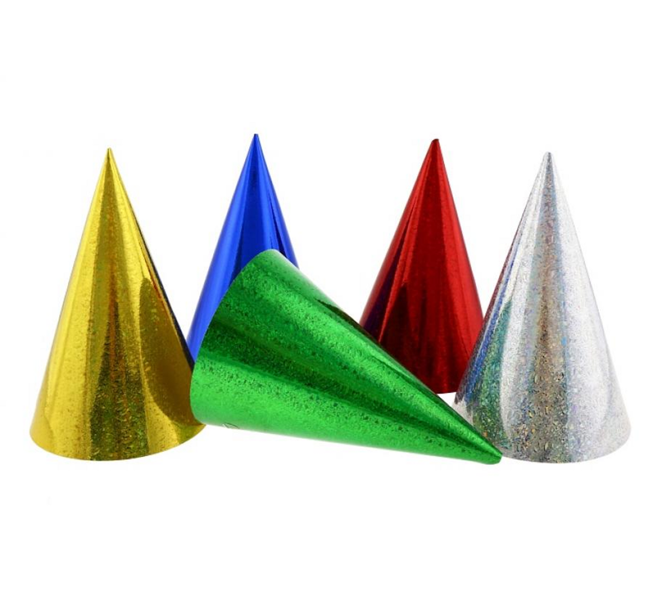 Párty čepice Holo Mix 5 ks