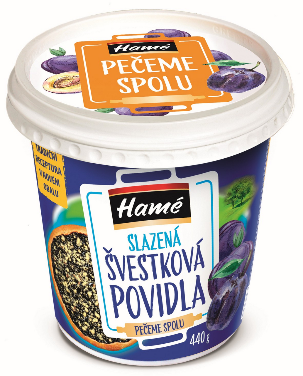 Hamé Švestková povidl 440 g