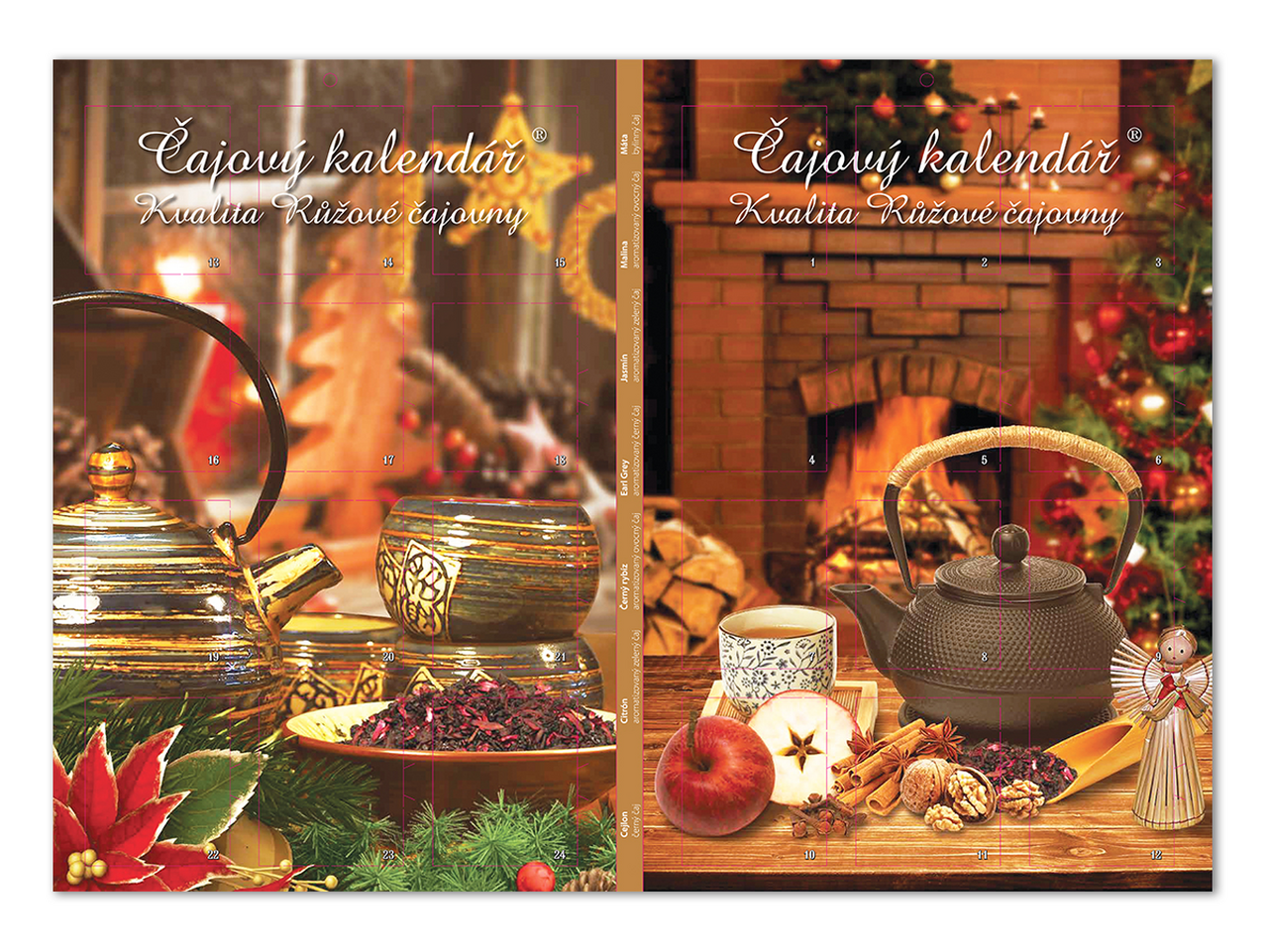 Pangea Čajový adventní kalendář 46 g