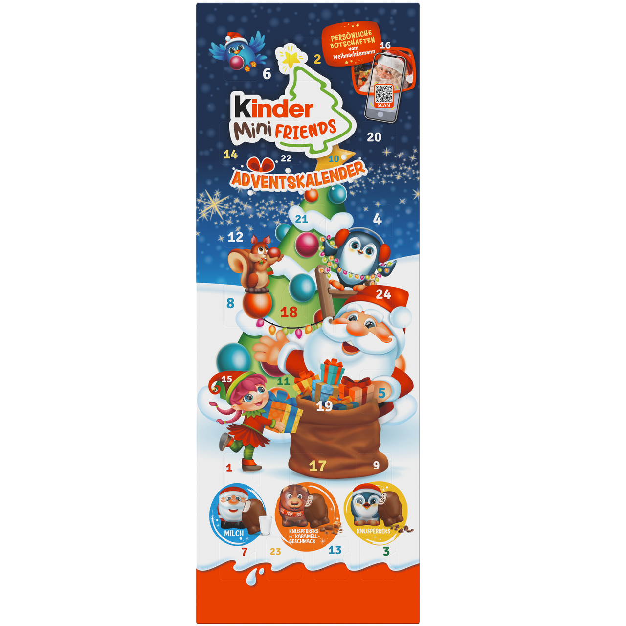 kinder Adventní kalendář Mix 164 g