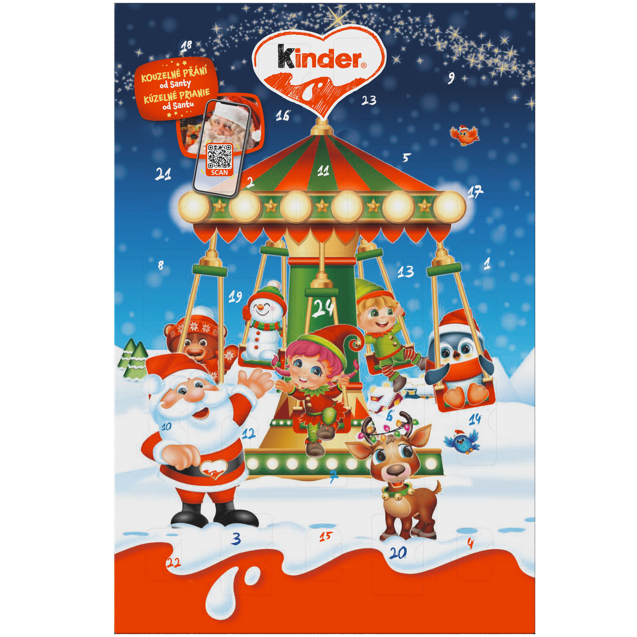 kinder Adventní kalendář Mix 151 g