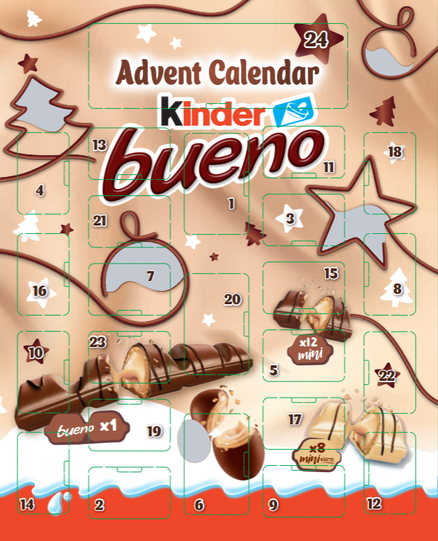 kinder Adventní kalendář Mix 181 g