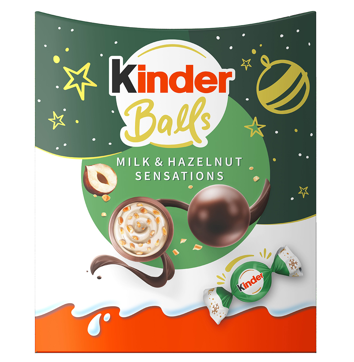 kinder Balls mléčné oříšek 90 g