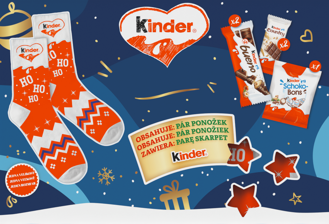 kinder Mix ponožky 179 g